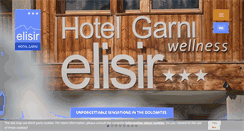 Desktop Screenshot of hotelelisir.eu