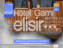 Tablet Screenshot of hotelelisir.eu